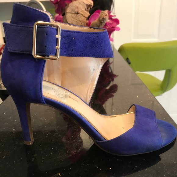 Cobalt Blue Jessica Simpson Heels - Picture 14 of 14